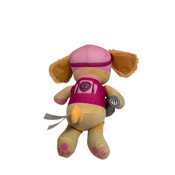 Nickelodeon Paw Patrol Skye Plush Stuffed Animal Toy Flashlight Spinmaster 13 in - Picture 3 of 5